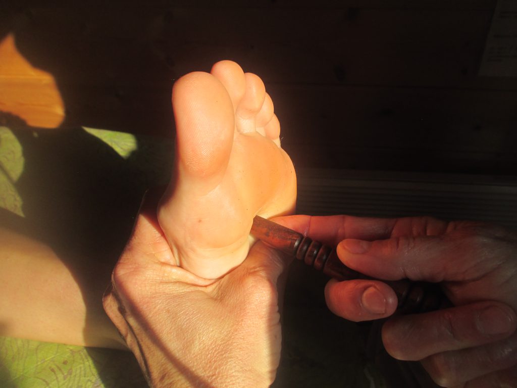 Massage du pied